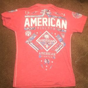 American Fighter T-Shirt (Salmon)